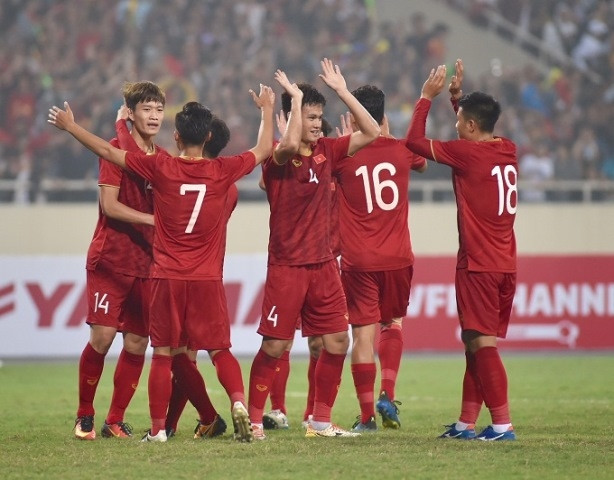 U23 Việt Nam có chiến thắng hoàn toàn trên cơ đối thủ. (Ảnh: Trần Hải)