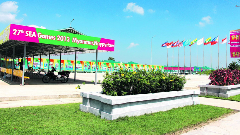 Bên trong làng vận động viên Nay Pyi Taw.
