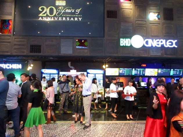 BHD lựa chọn kiến trúc truyền thống của Việt Nam làm điểm nhấn cho cụm rạp mới khai trương.