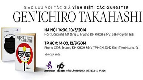 Tác giả “Vĩnh biệt, các gangster”, Takahashi Genichiro nói về văn học đương đại Nhật Bản