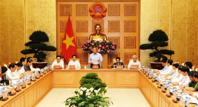 Thủ tướng Nguyễn Xuân Phúc chủ trì cuộc họp.