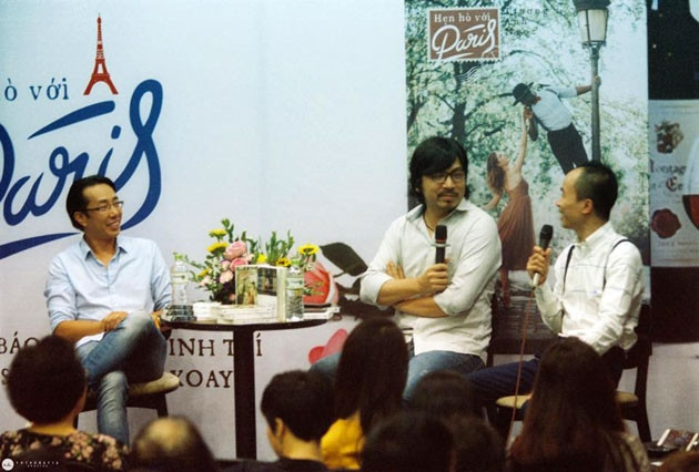 Buổi ra mắt sách của nhà báo Trương Anh Ngọc. Ảnh: FB Trương Anh Ngọc.