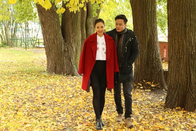 Cảnh trong phim “Matxcơva - Mùa thay lá”.