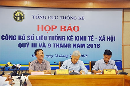 GDP chín tháng tăng cao nhất từ năm 2011 trở về đây