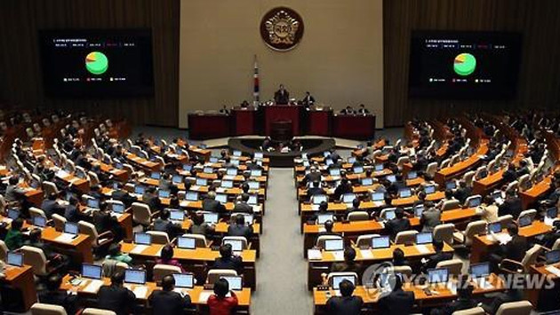 Quốc hội Hàn Quốc. (Ảnh: Yonhap)