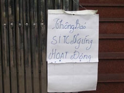 Thông báo ngừng hoạt động của SITC
cơ sở 3 tại Hà Nội.