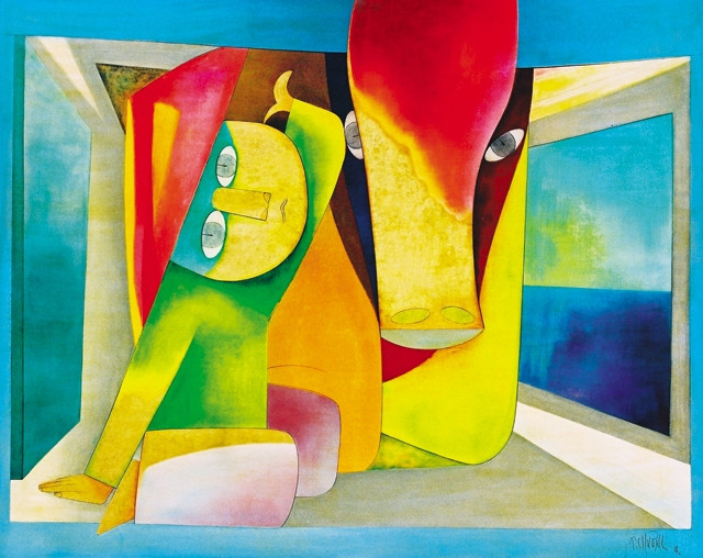 Tranh của họa sĩ Thành Chương.