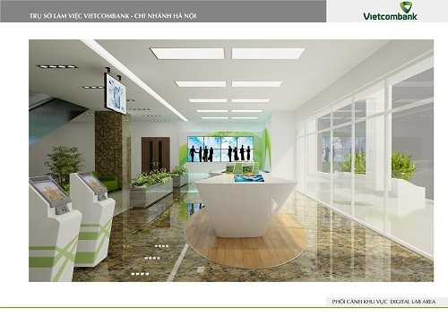 Vietcombank ra mắt không gian giao dịch công nghệ số lần đầu tại Việt Nam