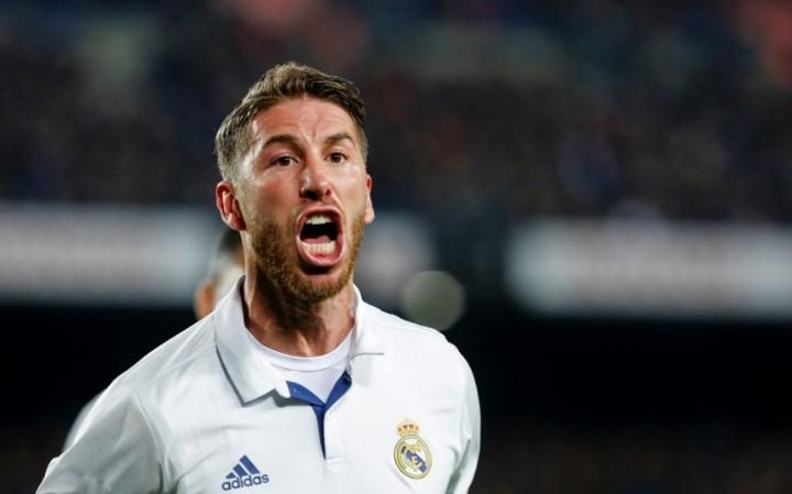 "Người hùng" Sergio Ramos giúp mang về một điểm quý giá cho Real. Ảnh: Getty