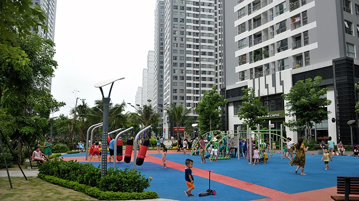 Khu căn hộ thông minh Park Hill Premium (quận Hai Bà Trưng, Hà Nội). Ảnh: NGUYỄN ÐĂNG