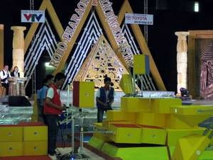 Hai đội Đại học Đông Á và Đại học Bách khoa Đà Nẵng thi đấu.