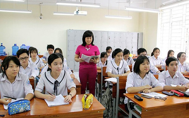 Giờ học môn Toán của học sinh Trường THPT chuyên Trần Phú (Hải Phòng). Ảnh: LÃ TIẾN