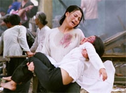 Cảnh trong phim Áo lụa  Hà Đông.