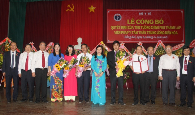 Thành lập Viện Pháp y tâm thần Trung ương Biên Hòa