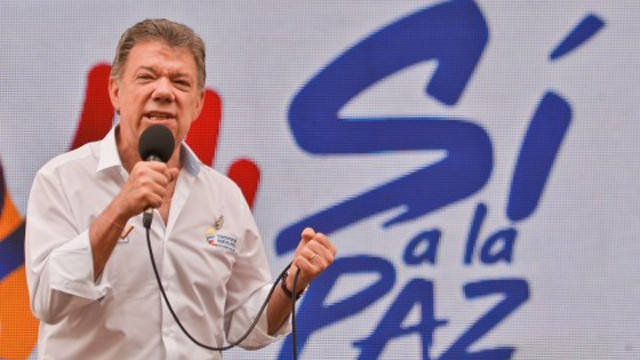 Tổng thống Colombia Juan Manuel Santos. (Ảnh: Washington Post).