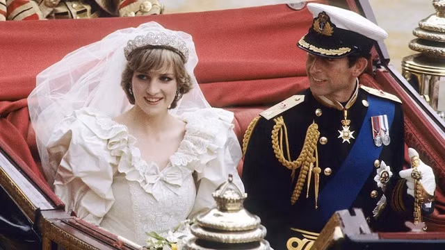 Công nương Diana và Thái tử Charles tại hôn lễ năm 1981.Ảnh: THE PEOPLE