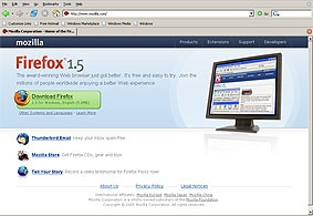 Mozilla giới thiệu phiên bản Firefox 1.5