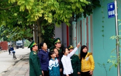 Đường phố mang tên liệt sĩ Võ Đại Huệ, ở TP Lào Cai.