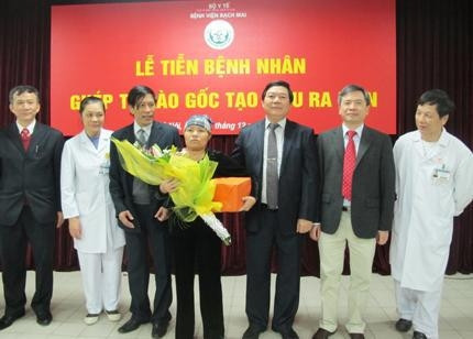 Ghép tế bào gốc thành công cho bệnh nhân đa u tủy xương