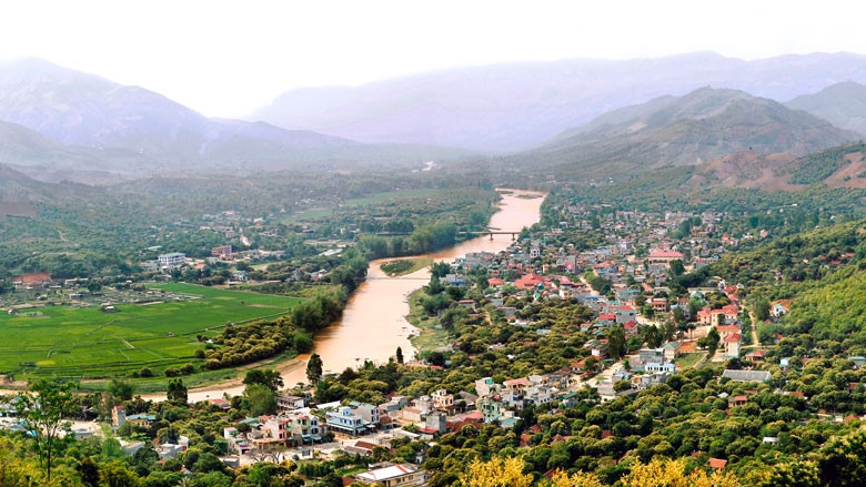 Thị trấn Sông Mã, huyện Sông Mã hôm nay. 