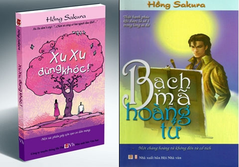 Hai cuốn "Xu Xu đừng khóc và Bạch mã hoàng tử" từng gây sốt trong giới trẻ của tác giả Hồng Sakura.