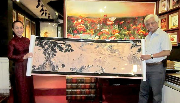 Khai mạc lễ hội và triển lãm tranh thêu XQ Hạ Long