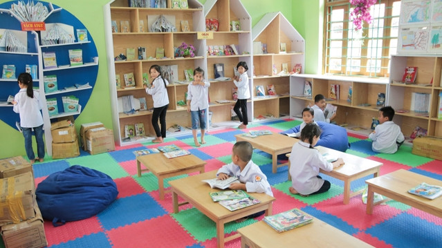 Gelex tặng thư viện sách cho trường tiểu học vùng quê nghèo Hà Nam