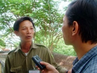 Anh Nguyễn Văn Minh, người
một mình đuổi bắt Bình "kiểm".