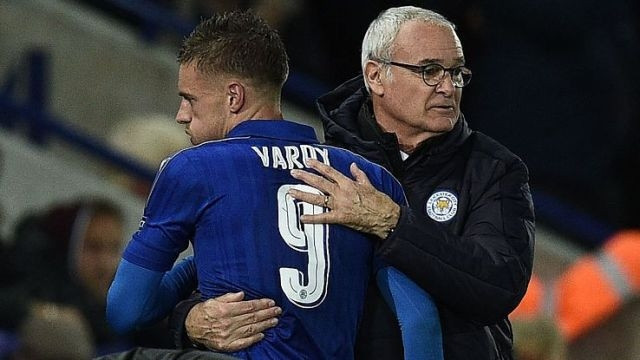 J. Vardy (số 9) không ghi bàn, nhưng Leicester vẫn thắng.