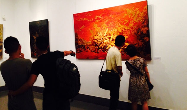 Triển lãm kỷ niệm một năm của nhóm sơn mài Sơn Ta