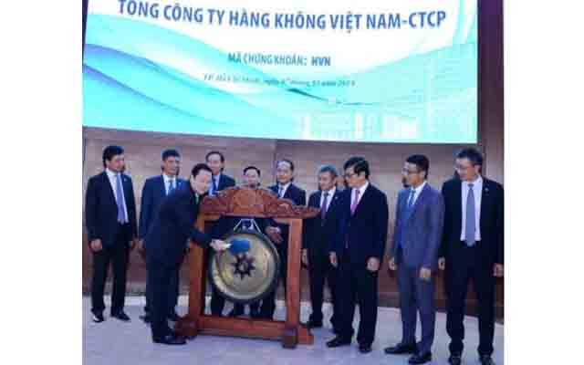 Cổ phiếu Vietnam Airlines chính thức lên sàn HOSE