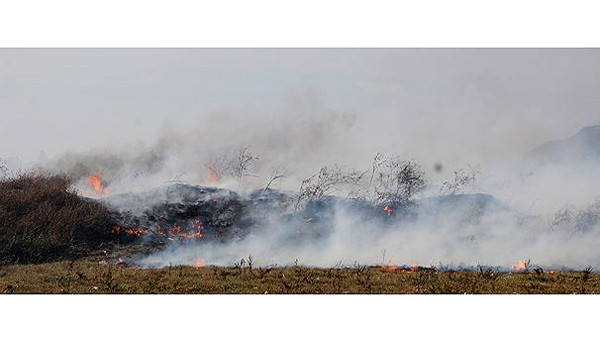 Bãi rác Đông Vĩnh cháy gây ảnh hưởng đến môi trường và sức khỏe người dân chung quanh.