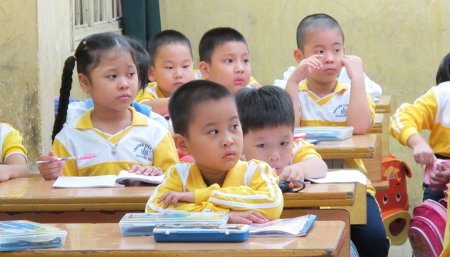 Học sinh trường Tiểu học Nguyễn Du (Hà Nội) - Ảnh minh họa: Lê Hà