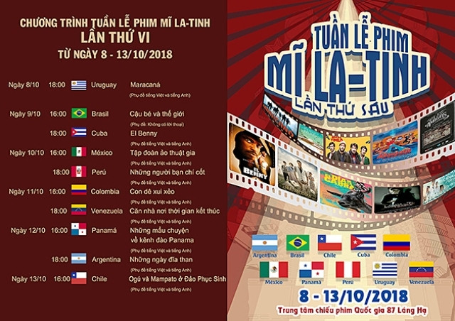 10 bộ phim đặc sắc tại Liên hoan phim Mỹ La-tinh lần thứ VI 