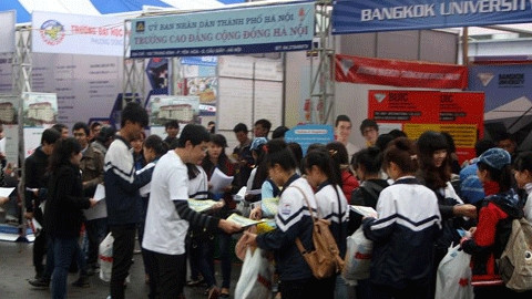 Ngày hội tuyển sinh của trường Cao đẳng Cộng đồng Hà Nội (Ảnh minh hoạ: website nhà trường)