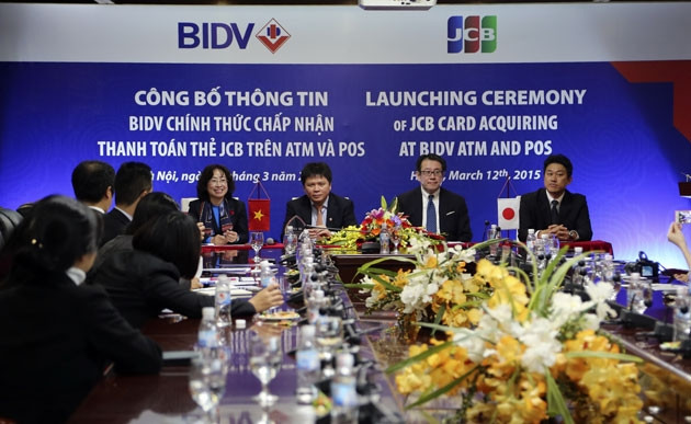 BIDV chính thức chấp nhận thanh toán thẻ JCB trên ATM, POS