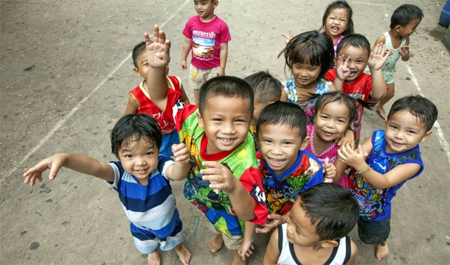 Các chủ nhân tương lai của Cộng đồng ASEAN. Ảnh: Ban Thư ký ASEAN.