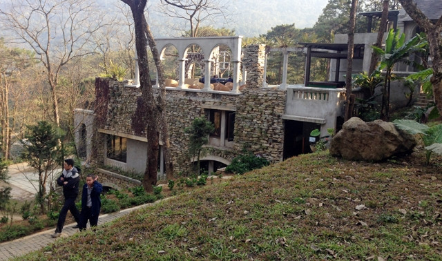 Công trình vi phạm tại VQG Ba Vì đã đi vào hoạt động.