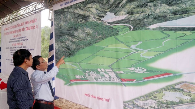 Đầu tư 520 tỷ đồng xây dựng Dự án hạ tầng Khu nông nghiệp ứng dụng công nghệ cao tại Phú Yên