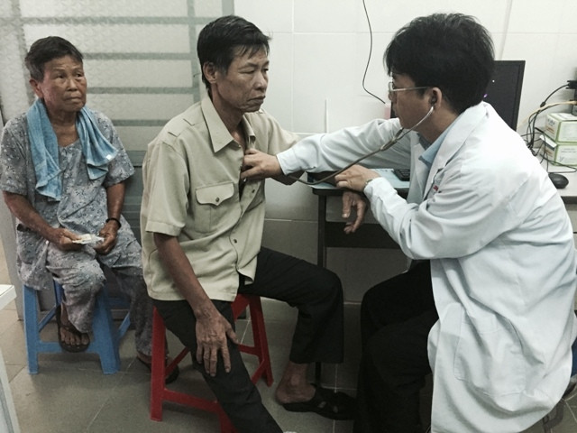 Khám và điều trị tại Trung tâm Y tế phường Bình Thọ, quận Thủ Đức.