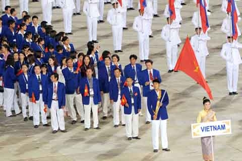 Đoàn thể thao Việt Nam thường xuyên đứng trong tốp ba nước dẫn đầu ở khu vực từ năm 2003 trở lại đây. Ảnh: VOC.