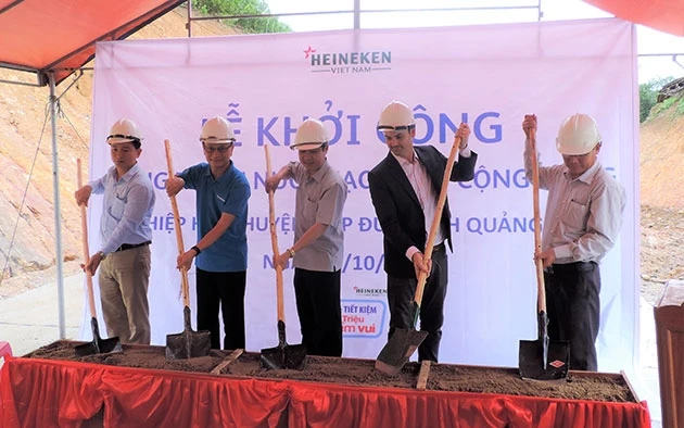Thôn Trà Linh Tây được dùng nước sạch