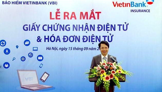 Ông Lê Tuấn Dũng - Tổng Giám đốc VBI phát biểu tại buổi lễ.