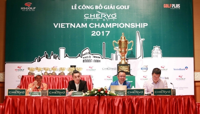 Lễ công bố giải golf Chervo Vietnam Championship 2017.