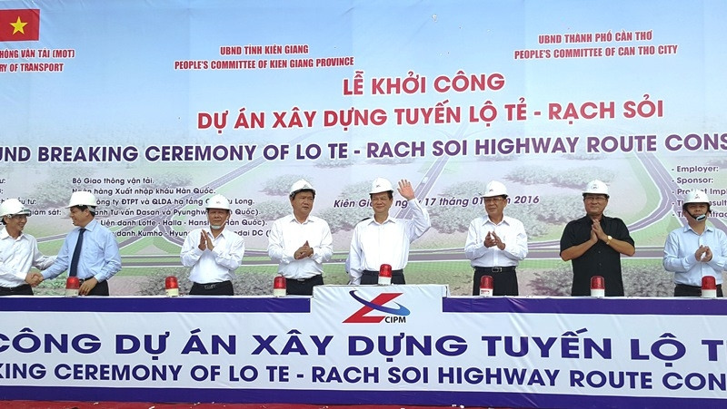 Nghi thức động thổ dự án.
