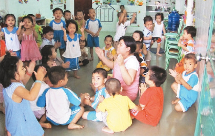 Một số trường mầm non tư thục ở quận Thủ Đức, TP Hồ Chí Minh luôn trong tình trạng thiếu giáo viên.