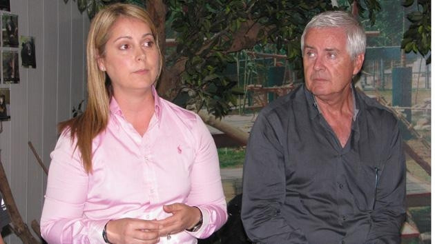 Ông bà Richard và Joanna Collins ngày 9-4 tại Tam Đảo.