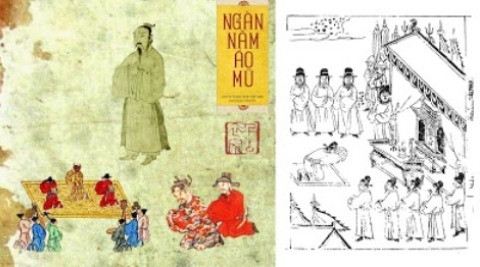 Bìa sách "Ngàn năm áo mũ". 