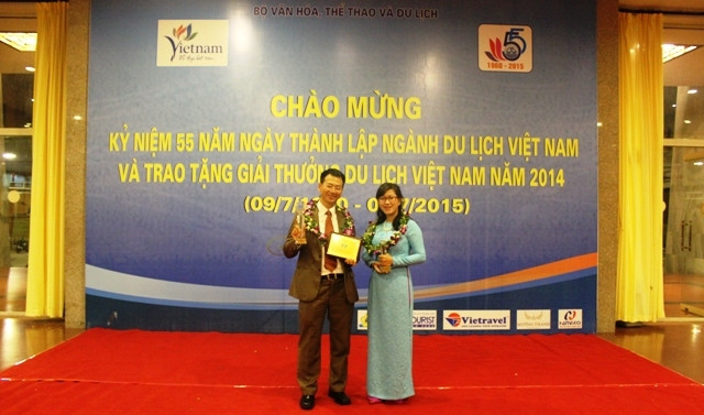 TransViet Travel nhận Giải thưởng Top 10 các công ty lữ hành quốc tế hàng đầu Việt Nam 2014 