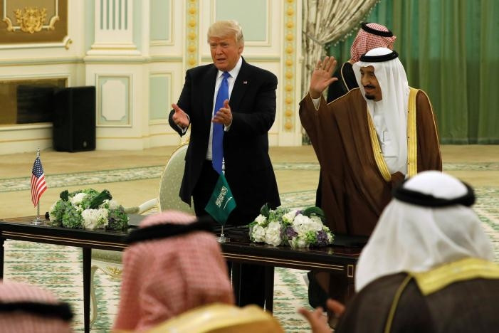 Quốc vương Ả-rập Xê-út Salman bin Abdulaziz Al Saud và Tổng thống Mỹ Donald Trump.